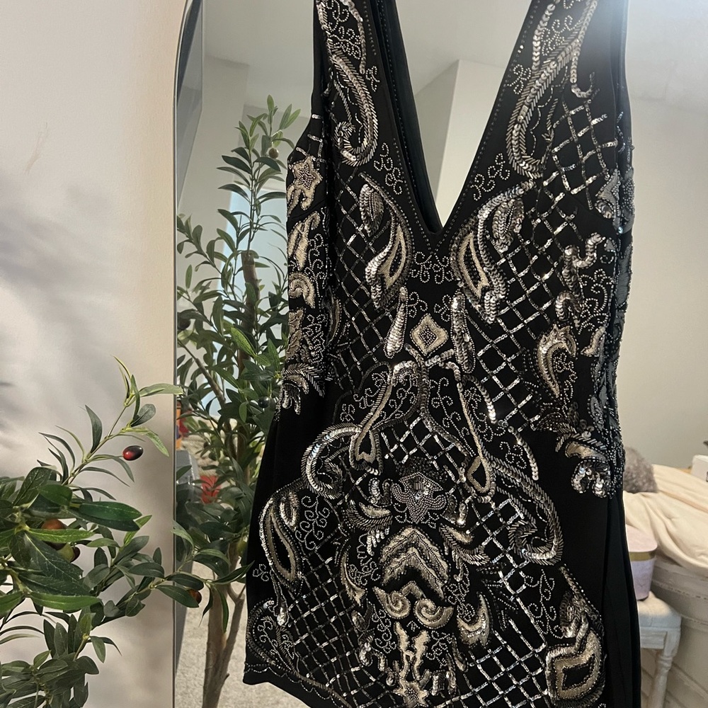 Bebe hand beaded dress